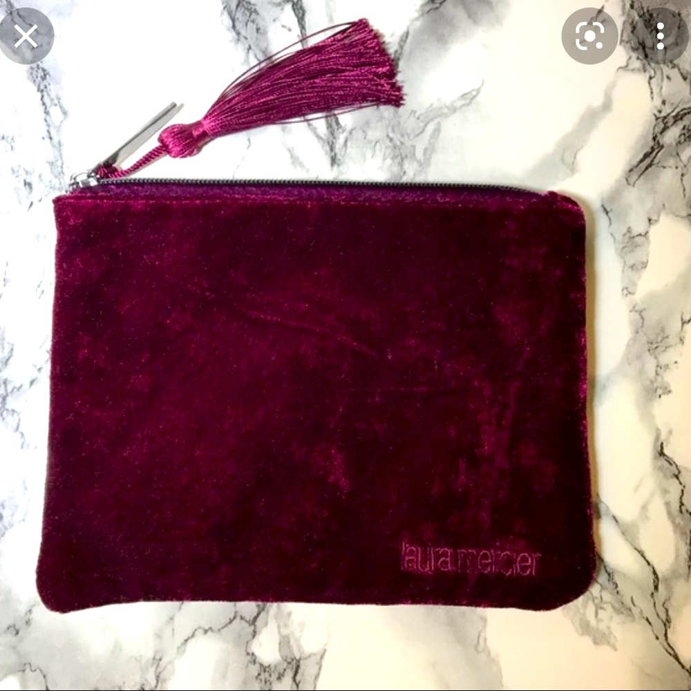 Laura mercier velvet cosmetic bag